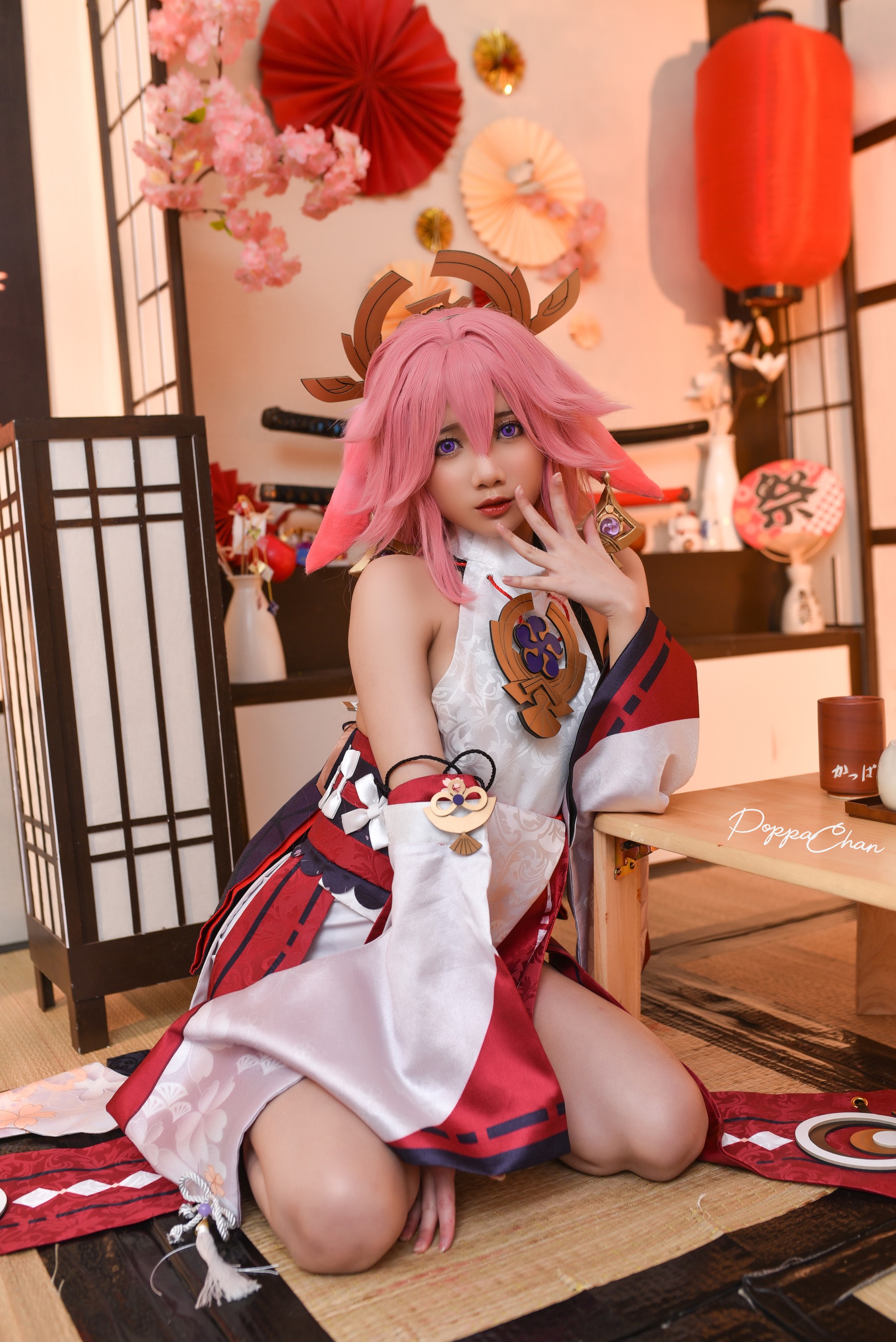 图片[1]-PoppaChan – NO.014 Yae Miko[55P]-XikXak